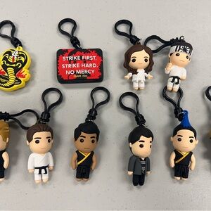 Cobra Kai Series 1 3D Figural Bag Clips Set